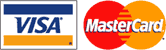 Credit Car and Master Card Logos