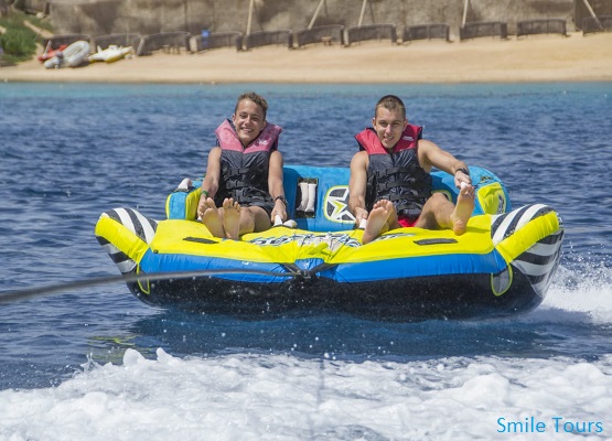 Parasailing, Bananenboot und Ringe Ausflug von Hurghada aus!